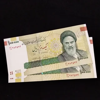 جفت اسکناس ۱۰۰,۰۰۰ ریالی قدیم طیب‌نیا - سیف | سوپربانکی UNC